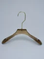 JY37 Clear Acrylic Women's Coat Hanger — side view