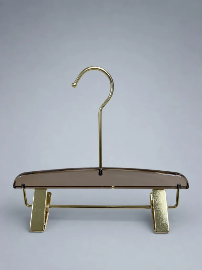 JY45 Smoke Brown Acrylic Trouser Hanger 265mm