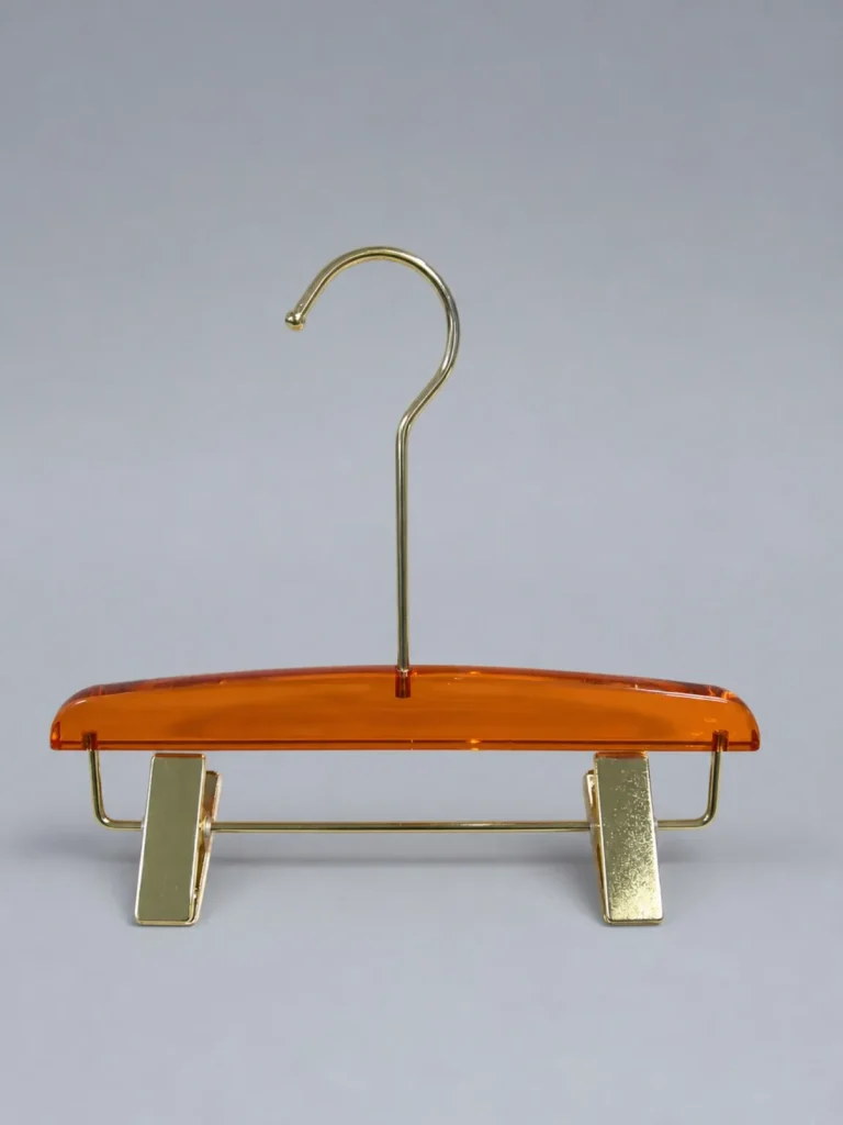 JY45 Smoke Brown Acrylic Trouser Hanger 265mm detail view 2