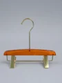 JY45 Smoke Brown Acrylic Trouser Hanger — detail view