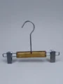JY55 Orange Acrylic Children's Trouser Hanger — angled view
