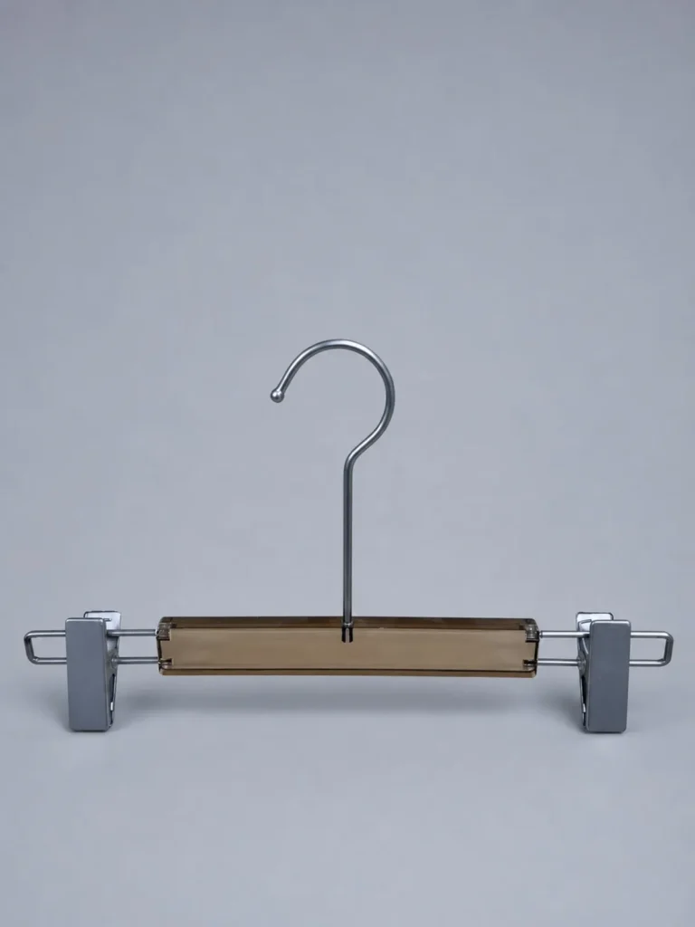 JY56 Compact Smoke Acrylic Trouser Hanger 200mm