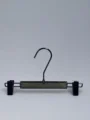 JY56 Compact Smoke Acrylic Trouser Hanger — angled view