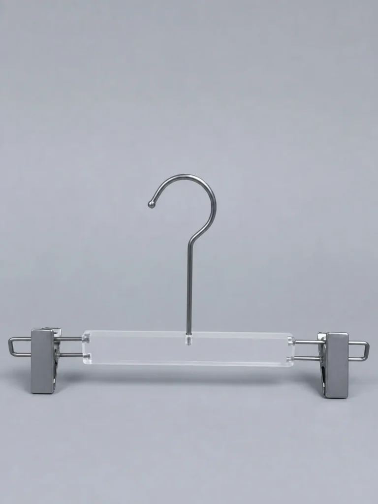 JY56 Compact Smoke Acrylic Trouser Hanger 200mm detail view 2
