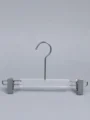 JY56 Compact Smoke Acrylic Trouser Hanger — detail view
