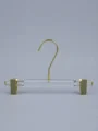 JY56 Compact Smoke Acrylic Trouser Hanger — side view