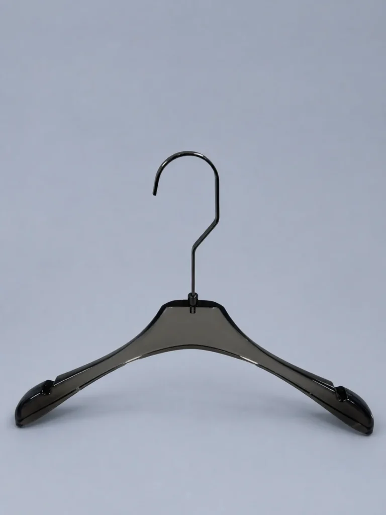 JY77 Smoke Grey Acrylic Women's Knitwear Hanger 385mm