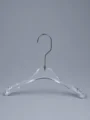 JY77 Smoke Grey Acrylic Women's Knitwear Hanger — angled view