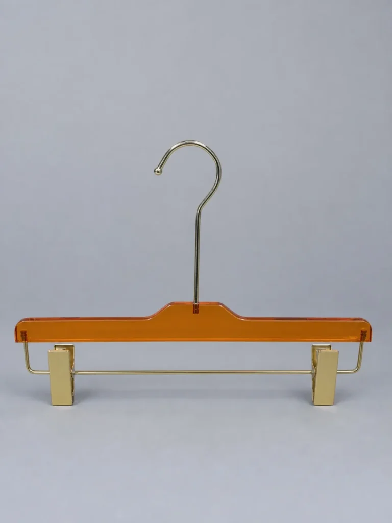 Y03 Amber Acrylic Men's Trouser Hanger 355mm