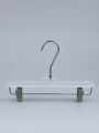 Y03 Amber Acrylic Men's Trouser Hanger — angled view