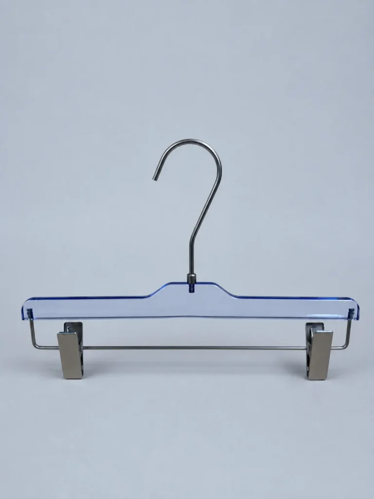 Y03 Amber Acrylic Men's Trouser Hanger 355mm detail view 2