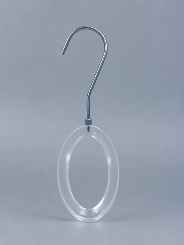 Y33 Clear Acrylic Oval Scarf Ring