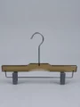 Y38 Clear Acrylic Men's Trouser Hanger — angled view