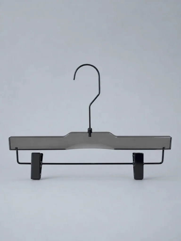 Y38 Clear Acrylic Men's Trouser Hanger 370mm detail view 2