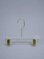 Y39 Smoke Acrylic Skirt & Trouser Hanger — angled view